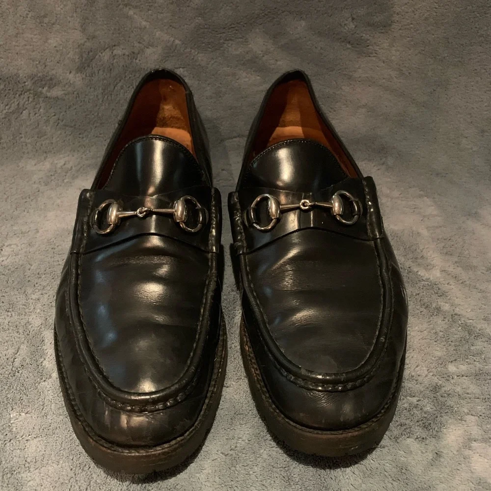 Men's Black Gucci Loafers